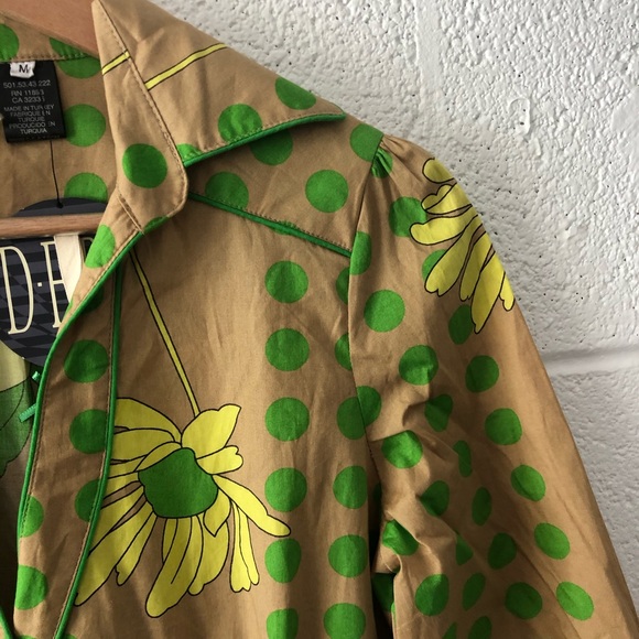 Anthropologie Miss Match Dept. vintage style midi dress sz: Med NWT - Picture 2 of 7